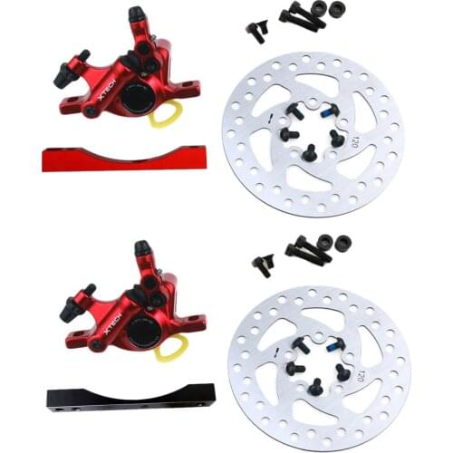 Electric Scooter Hydraulic Brake Adapter Kit Aluminum Disk Brakes Disc Piston Parts for Xiaomi M365 Pro