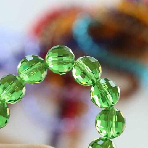 Crystal Glass Beads Faceted Earth Ball 12mm 48pcs/lot Colorful Crystal Charmly DIY Jewelry Faceted Glass Crystal Beads Spacer