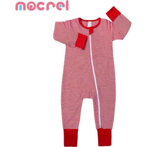 Spring And Autumn Period And The Baby Clothes Spring Of Infant Baby Stripes Soft Jumpsuit Climb Clothes Rompers