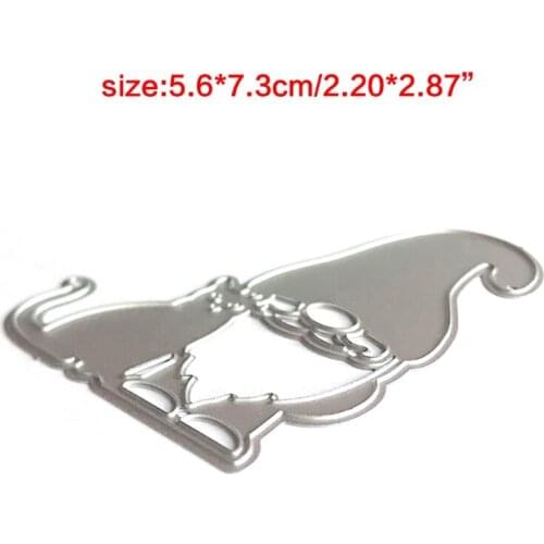 Halloween Gnome Metal Cutting Dies Stencil DIY Scrapbooking Album Paper Card Template Mold Embossing Decoration