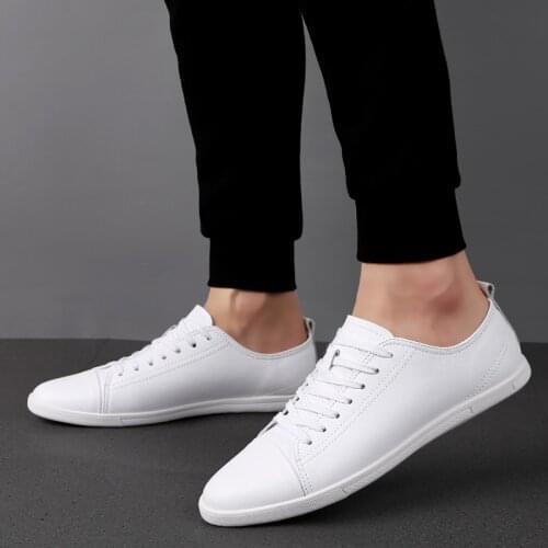Men white Shoes Man 2021 Spring Autumn Fashion Oxfords Men Shoes Male Work Walking Office genuine Leather Men Formal Shoes