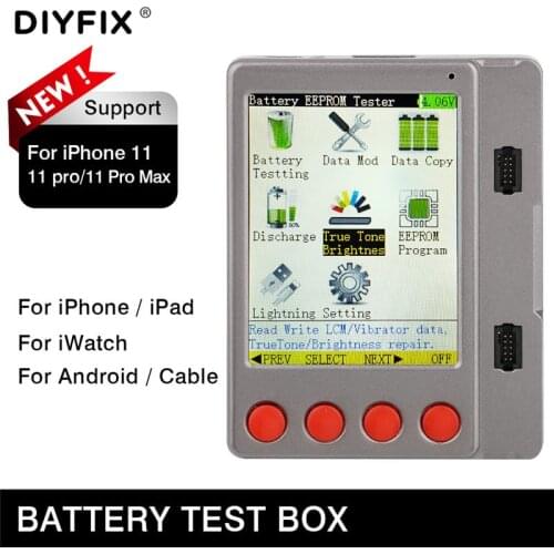 New Universal Battery LCD Screen Cable Tester BOX For iPhone 11Pro Android iWatch ipad Data Line Headphone Charging Cable Test