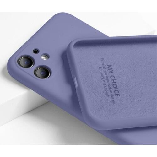 Original Liquid Silicone Case For iPhone 12 11 Pro Max 12 mini 7 8 6 6S Plus XR X XS MAX SE 2020 Rugged Soft Cover Shell