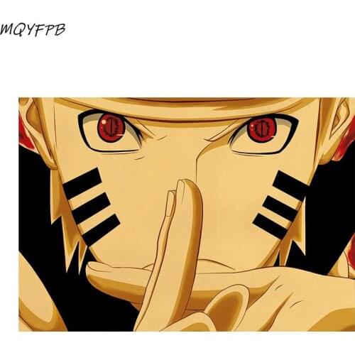 Japanese Animation Kraft Paper Poster Home Bedroom Wall Decoration Painting Core 50.5x35cm