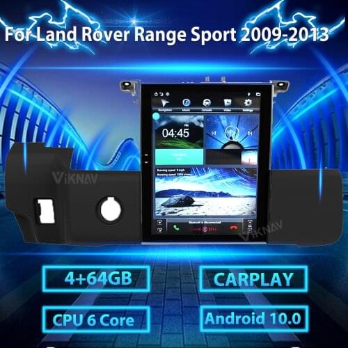 PX6 Android Stereo Receiver Car Radio GPS Navigation For Black Land Rover Range Sport 2009-2013 DVD Multimedia Player