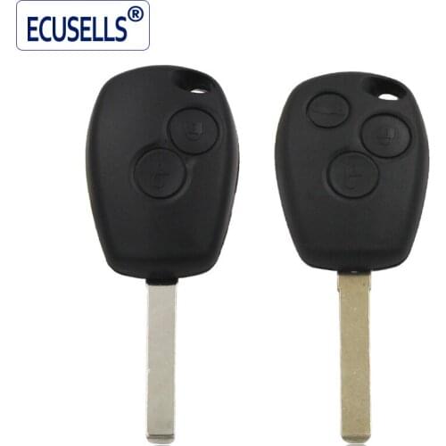 SALE ! 2 Buttons 3 Buttons Replacement Key Shell For Remote Blank Fob Uncut Blade