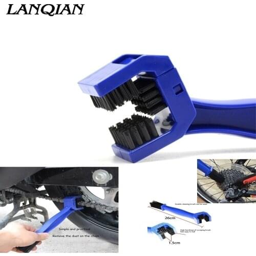 Universal Motorcycle Bike Chain Maintenance Cleaning Brush For DUCATI 1199 SUZUKI GSX R750 YAMAHA YZR R1 KAWASAKI Ninja 250R