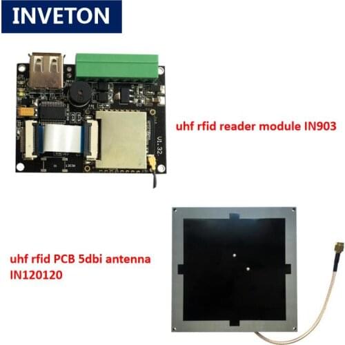 Embedded 5dbi PCB panel antenna uhf rfid mini antenna work with impinj reader module for asset inventory tracking management