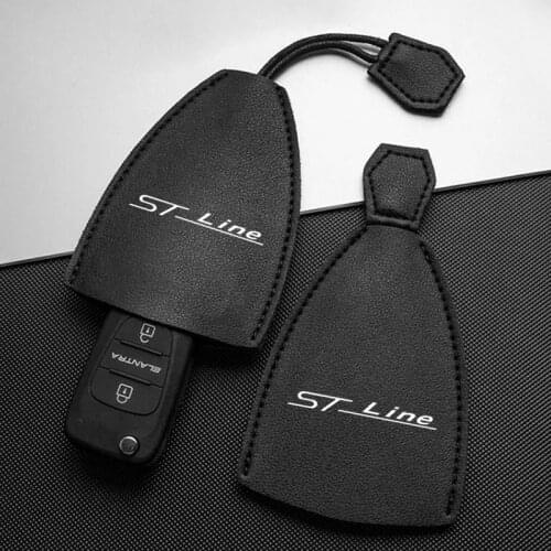 Door key protector Car leather For Ford Focus mk2 st Vignale / st-line f150 Key Manager suitable for daily use Leather key bag