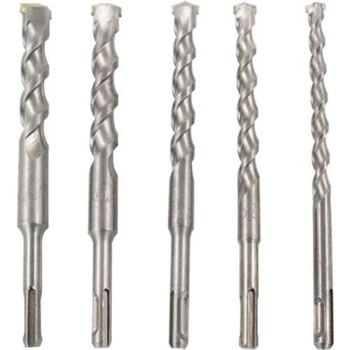 150/200mm Electric Hammer Drill Bits 5/6/8/10/12/14mm Cross Type Tungsten Steel Alloy SDS Plus For Masonry Concrete Rock Stone