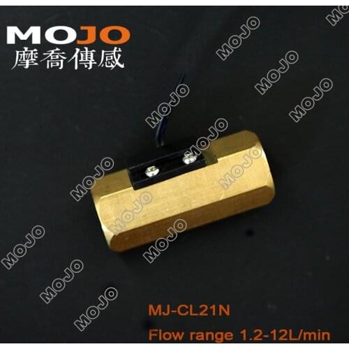 2020 MJ-CL21N(10pcs/lot) 1/2'' high precision Magnetic type Brass flow switch treads