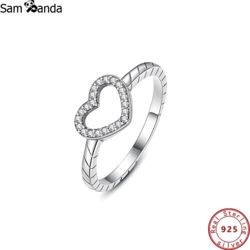 2021 Original 100% 925 Sterling Silver Ring Love Type Rings for Women Wedding Gift Fine Jewelry Luxury Brand Anillos