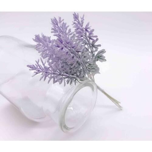 6 pcs mini lavender flowers artificial flowers handmade Christmas wedding home decoration DIY scrapbook gift box