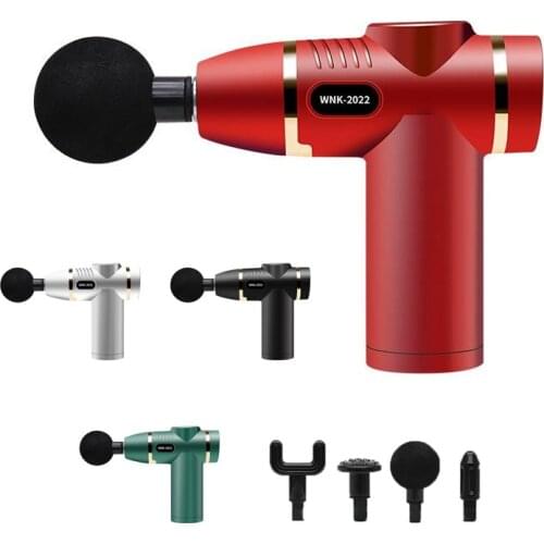 6 Gears USB Charging Massage Gun Mini Fascia Gun Vibrators Массажер Armas Body Muscle Massager Home Fitness Equipment