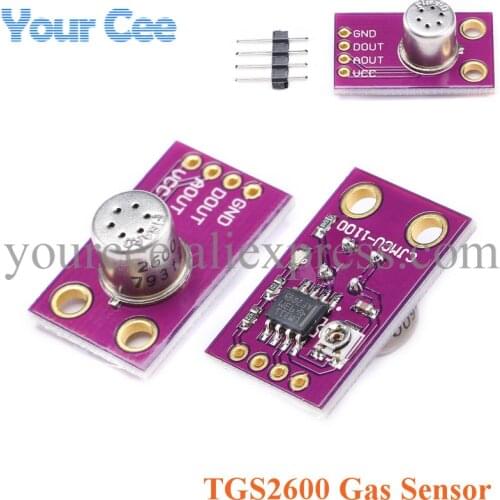 TGS2600 Air Quality Gas Sensor Module Detecting Hydrogen Carbon Monoxide CO Air Contaminants Analog and Digital Output