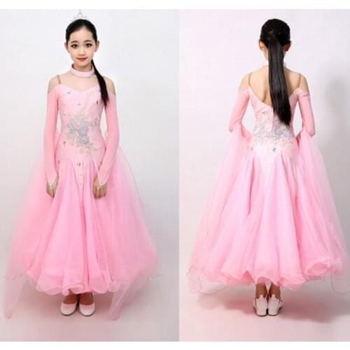 Ballroom dancing dresses for kids modern dance costume for kids ballroom dance competition dresses dance dress for girls costume