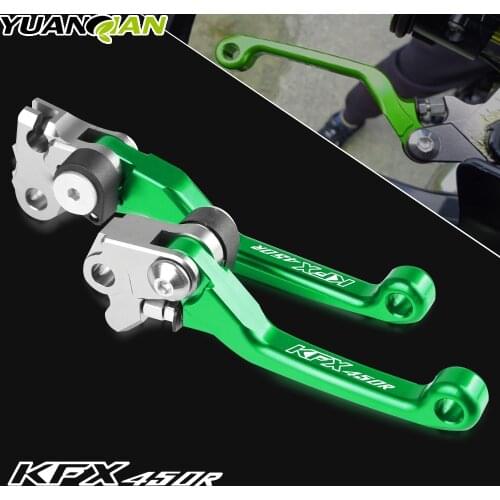 For Kawasaki KFX450R KFX450 R KFX 450R 2006-2014 2007 2008 2009 2010 2011 2012 2013 Motorcylce CNC Foldable Brake Clutch Levers