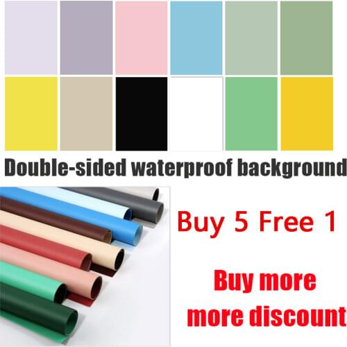 2 Sides Solid Color Photography Background Paper Photophones Backdrops Morandi 57*87cm Green Screen Photo Studio [Buy 5 Free 1]