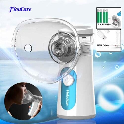 JYouCare Mesh Nebulizer Portable Respirator Inhaler Nebulizador portatil Family Handhold Atomizer Silent Children Adult Non-drop