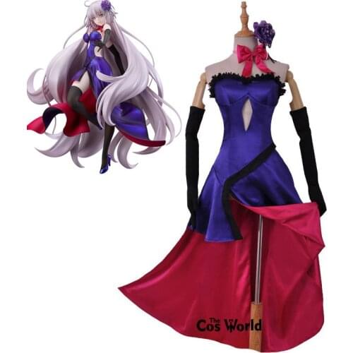 Fate Grand order Jeanne d'Arc Alter Sleeveless Full Dress Uniform Outfit Anime Cosplay Costumes