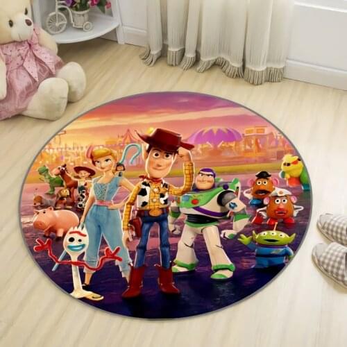 100cm Round Baby Playmat Children Carpets Baby Crawling Anti Slip Round Area Rugs for Living Room Bath Mat Kids Boys Rugs