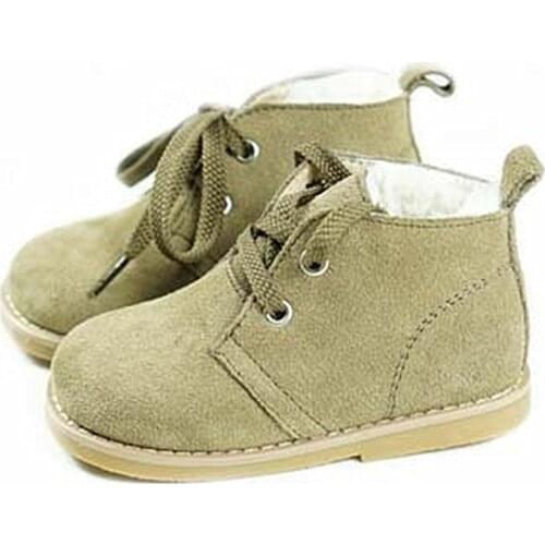 Littlesummer Leather Boots For Girls