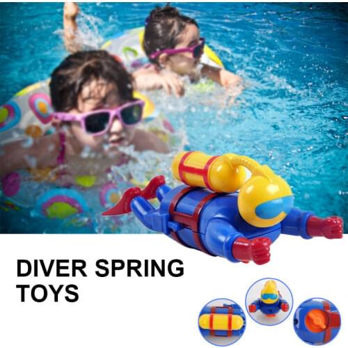 Fashion Clockwork Diving Toy Entertainment Educational Beginning Ability Multicolor Beautiful Funny Novelty Chain Diver