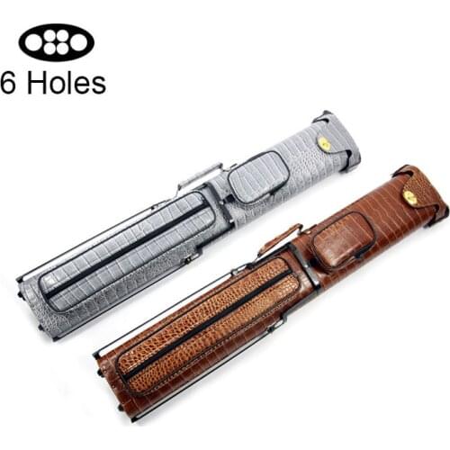 New Stand Pool Cue Case 1/2 Pool Billiard Cues Cases 6 Holes Tow Colors Billiard Accessories China