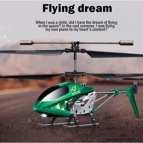 NEW Upgrade RC Helicopter With Electronic Gyroscope Anti-Collision Anti-Fall Alloy Aircraft Helicopter Childrens Toy Model