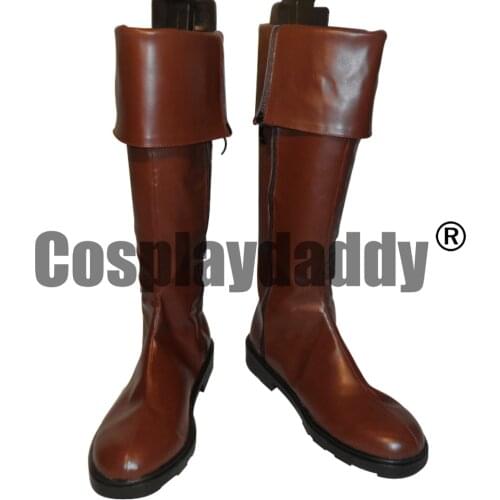 Hellsing Organization Alucard Akado Anime Cosplay Shoes Boots H016