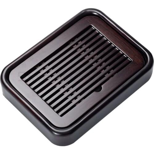 Solid wood tea tray household creative simple water storage tea table dry brewing tray small tea sea