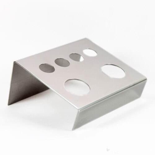 Iron tattoo Ink Cup stand Holder 8 holes with 7 Stainless Steel Ink Cup Plastic Ink Cup Holder free shipping supply