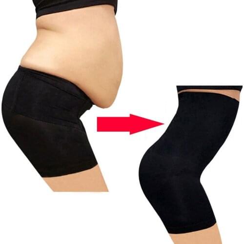 Postpartum belly shorts female hip body body shaping body shorts flat angle belly shorts high waist abdomen underwear thin