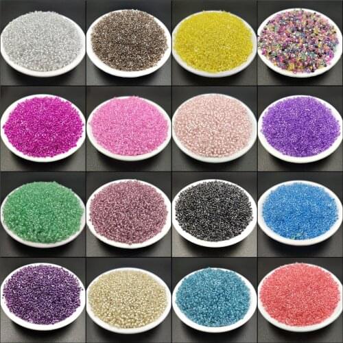3000pcs/bottle 2mm Colored hole glass beads Charm Czech Glass Seed Spacer Beads for Jewelry Making Handmade DIY Finding Crafts