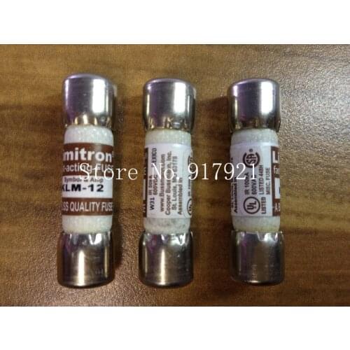 [ZOB] The United States Bussmann Lmitron KLM-12 BUSS 600V FUSE 10X38 import fuse tube --10PCS/LOT