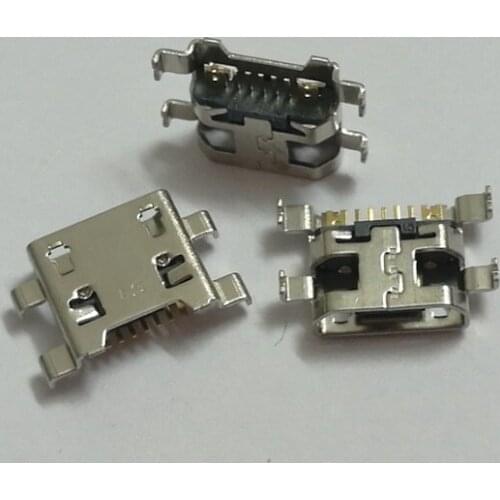 100PCS/Lot micro USB Charging Port Connector Socket Dock Plug Jack For LG K4 K7 K120E K130E K121 2016 K7 X210 X210DS MS330 LS675