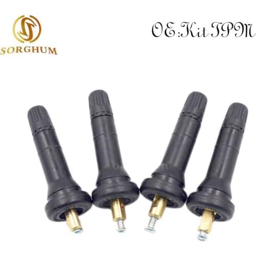 4PCS TPMS Tire Valves For Buick / Regal / Lacrosse Alloy Tubeless Valve Tyre Pressure Monitoring System Sensor Stem