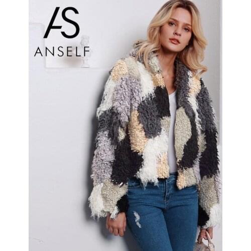 ANSELF Fur Coats With A Hood