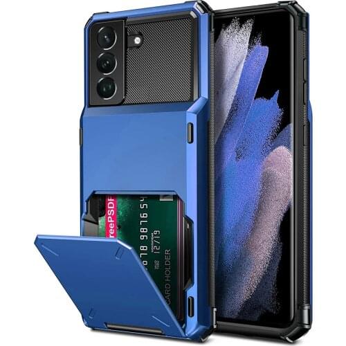 For Samsung Galaxy S21 5G Case Wallet Credit Card Holder ID Slot Pocket Cover for Galaxy S21 galaxy S 21 Plus Ultra Coque S21