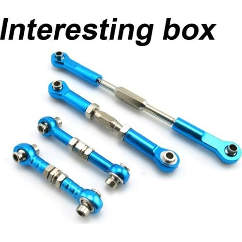 Aluminum alloy rod DIY frame metal steering gear connecting rod drive shaft aluminum alloy ball head combination rod
