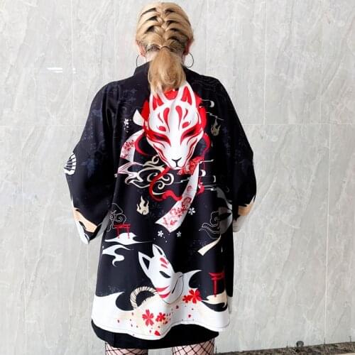 Kimono Women Japanese Haori Yukata Samurai Clothing Summer Beach Women Kimono Cardigan Clothes Shirt Blouse Kimono Cosplay