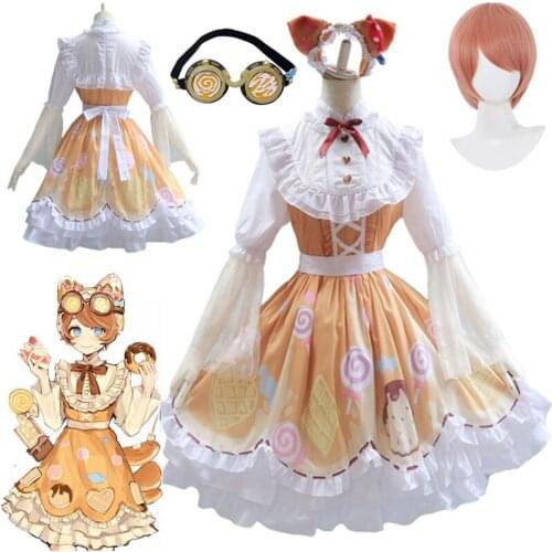 Game Identity V Cosplay Costume MechanicTracy Reznik Cosplay Costume Sweet Girl Lolita Party Survival Dress Uniforms