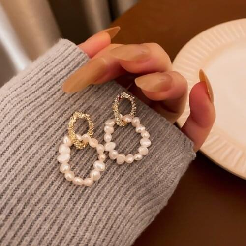 Summer new personality creative round pendant earrings luxury fashion prom party earrings for women holiday gifts