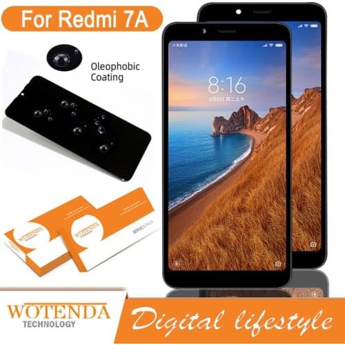 Original 5.45'' for Xiaomi Redmi 7A LCD with Frame Screen Touch Digitizer Assembly for Xiaomi Redmi 7A LCD Display Repair Parts