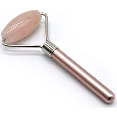 Rose Quartz Face Roller Jade Roller Massager Slimming Face Massager Skin Roller Stone Cellulite Massager