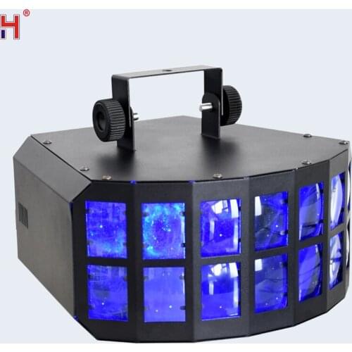 DJ Lights Mobile RGBW Lyre LED Beam Par Light 30W Mini Double Butterfly Effect Decoration KTV Disco Wedding Party Show