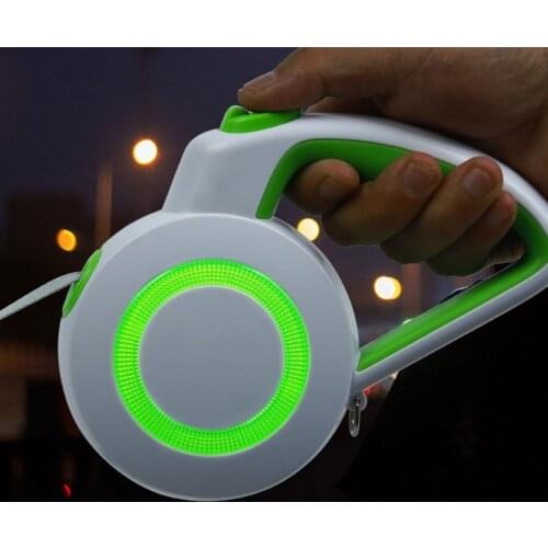 3/5M Reflective Dog Leash Automatic Retractable Dog Lead Extending Puppy Walking Running Leads For Small Medium Dogs Durable