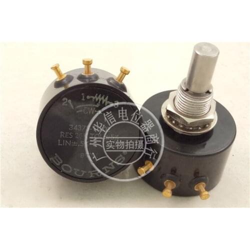 [VK] BOURNS conductive plastic potentiometer 3437S-1-203 20K LIN & plusmn; 0.5% switch