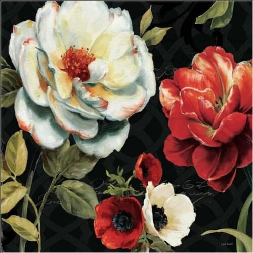 Counted Cross Stitch Kits Needlework Embroidery - Crafts 14 ct Aida DMC Color DIY Arts Handmade Home Decor - Floral Story IV