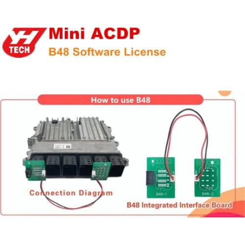 YANHUA Mini ACDP B48 & MSV90 ISN Reading via OBD Software Authorization A51B (Not including integrated interface board)